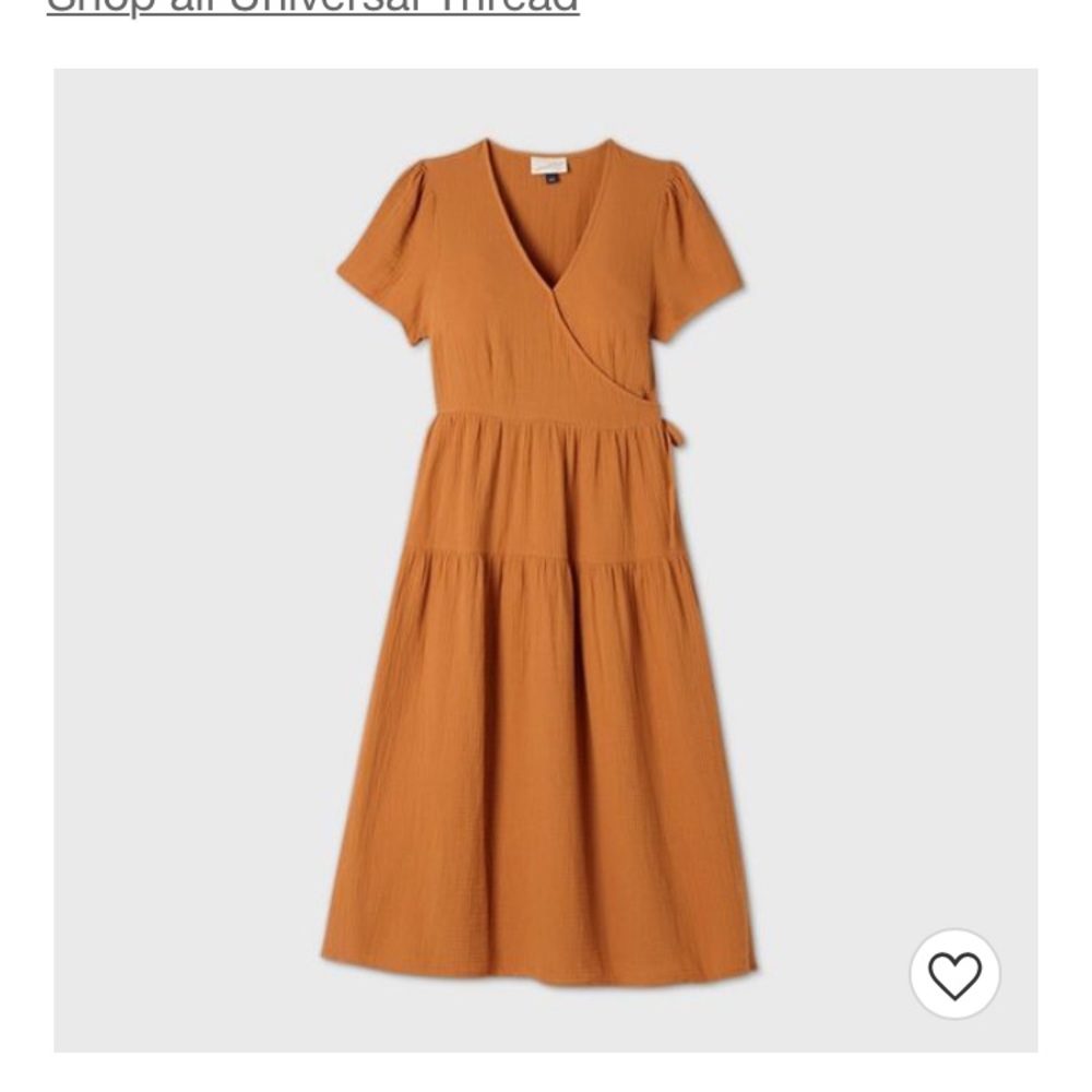 Universal Thread muslin wrap dress